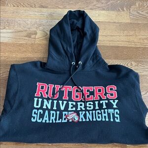 Rutgers university Scarlet Knights medium  champion hoodie NWOT